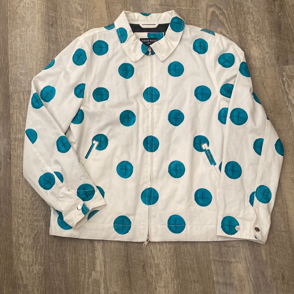Leisure Rules Button Print Jacket - image 1